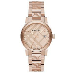 Burberry BU9039 Rose Gold-Tone Dial Quartz Women's Watch