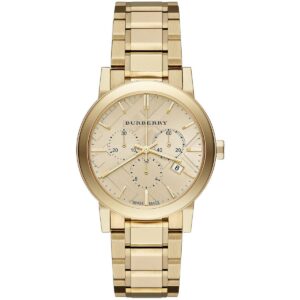 Burberry BU9753 the City Gold Tone Steel Women's Watch