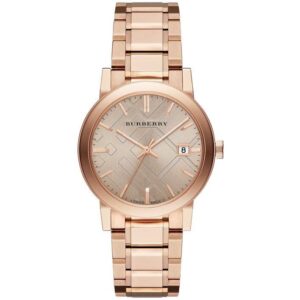 Burberry BU9034 Rose Dial Rose Gold-Tone Women's Watch