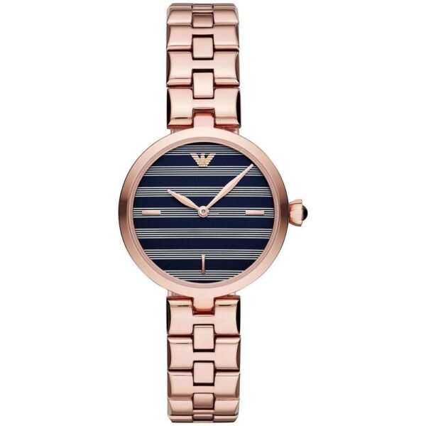 Emporio Armani AR11220 Rose Gold Steel 316 L Analog Quartz Women's Watch