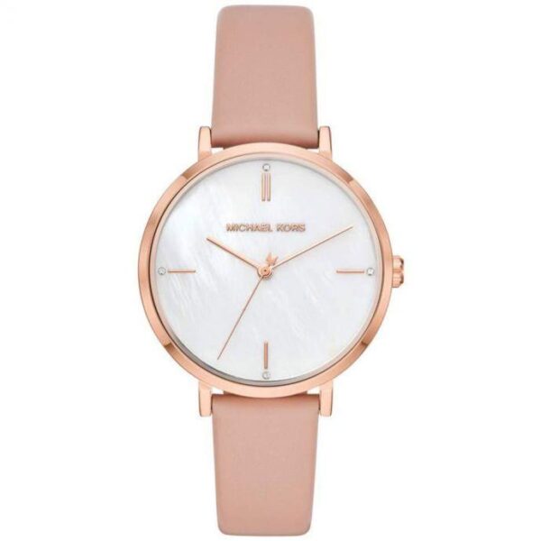 Michael Kors MK7106 Women's Jayne Three-Hand Rose Gold-Tone Alloy Watch