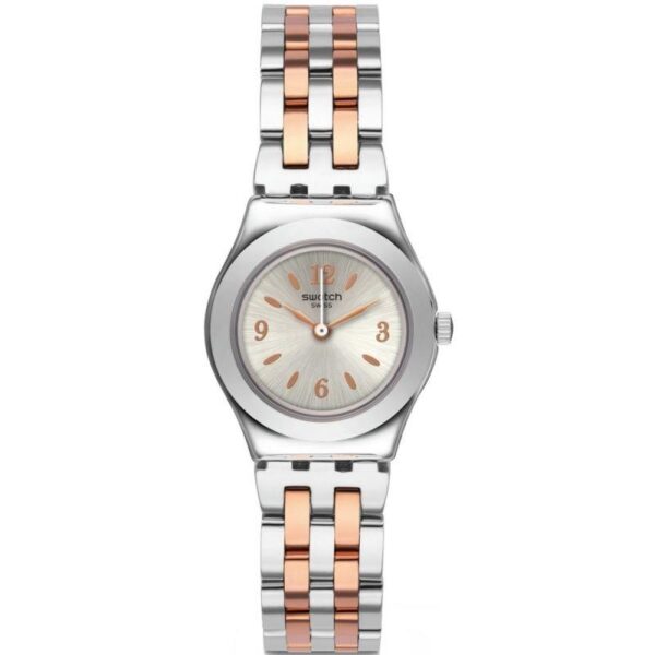 Iron Lady Minimix Grey Dial Two Tone Stainless Steel Bracelet Ladies Watch YSS308G