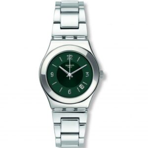 Middlesteel Irony Quartz Green Dial Stainless Steel Bracelet Ladies Watch YLS468G