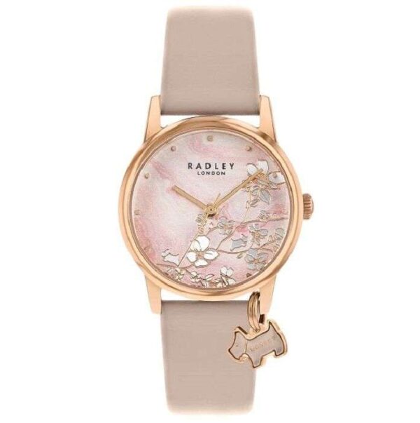 Radley Botanical Garden Purple Dial Leather Strap Ladies Watch RY2884