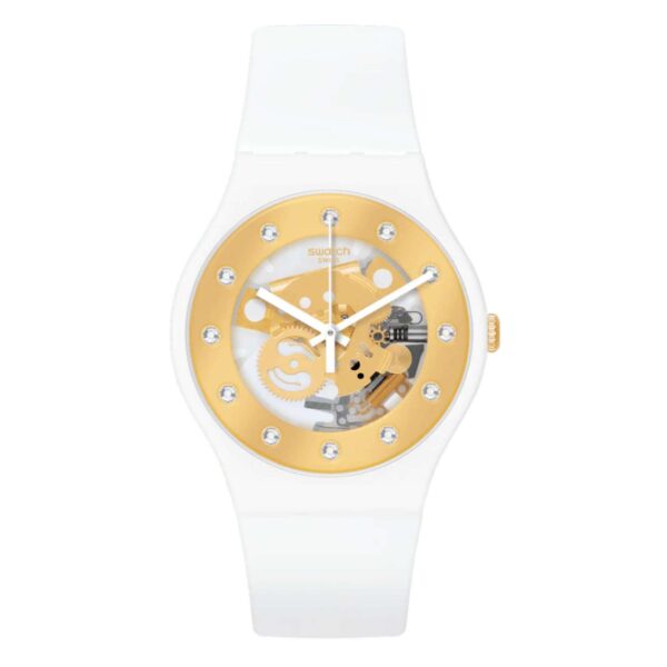 Swatch New Gent 'Sunray Glam' Quartz Ladies Watch SUOZ148