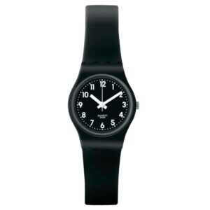 Swatch Original Lady 'Lady Black Single' Quartz Ladies Watch LB170E