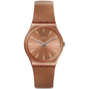 Swatch Sandbaya Case Orange Dial Unisex Watch GO118