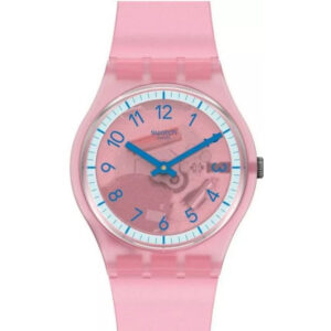 Swatch SwatchPAY! Pink Pay! Quartz Pink Dial Pink Silicone Strap Ladies Watch SVHP100-5300