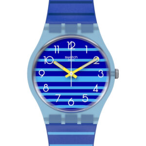 Swatch SwatchPAY! TAKEADIPPAY! Quartz Blue Dial Silicone Strap Ladies Watch SVHS102-5300