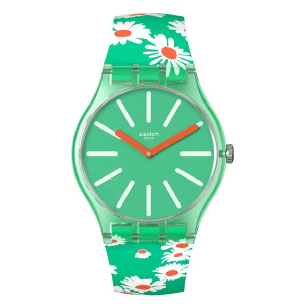 Swatch The January Collection 'Meadow Flowers' Quartz Ladies Watch SO29G104