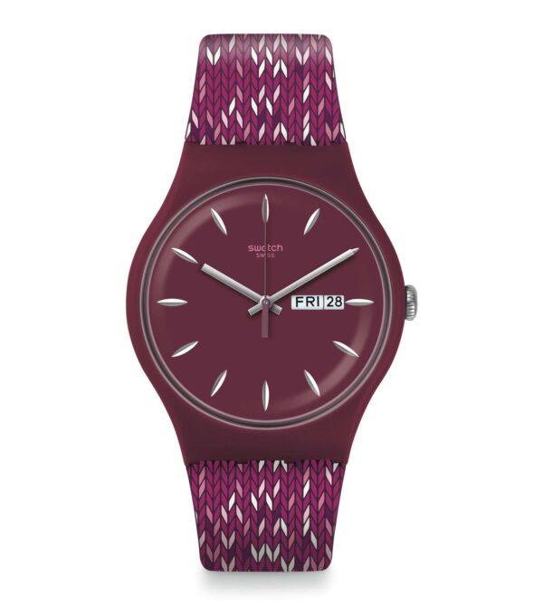 Swatch Trico'Purp Case Purple Dial Unisex Watch SUOV705